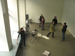 Participants in gallery space